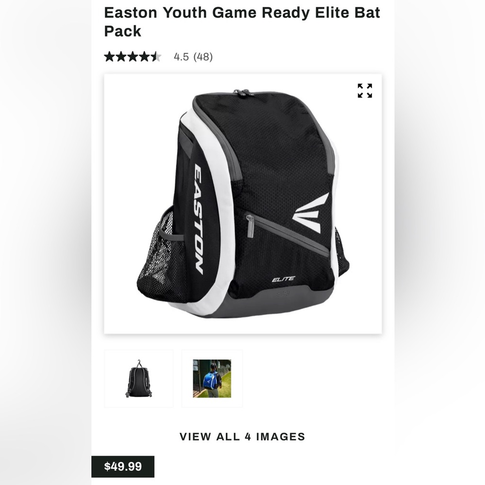 Easton Youth Bat Bag